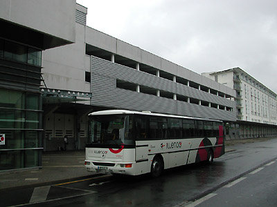 レンヌのバス乗り場