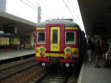 ベルギーの電車