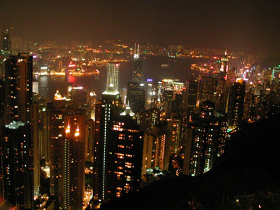 香港の夜景