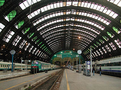 ミラノ中央駅ホーム